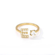Load image into Gallery viewer, Initial Diamond Ring