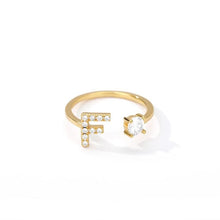 Load image into Gallery viewer, Initial Diamond Ring