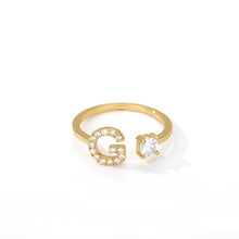 Load image into Gallery viewer, Initial Diamond Ring