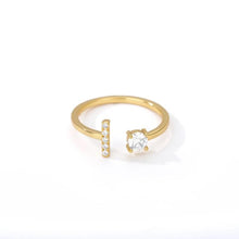 Load image into Gallery viewer, Initial Diamond Ring