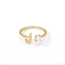 Load image into Gallery viewer, Initial Diamond Ring