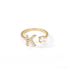Load image into Gallery viewer, Initial Diamond Ring