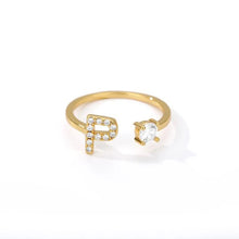 Load image into Gallery viewer, Initial Diamond Ring
