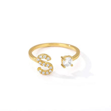 Load image into Gallery viewer, Initial Diamond Ring