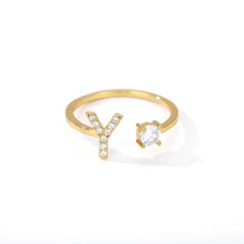 Load image into Gallery viewer, Initial Diamond Ring