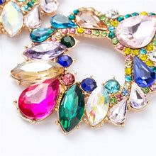 Load image into Gallery viewer, Rhinestone Drop Earrings