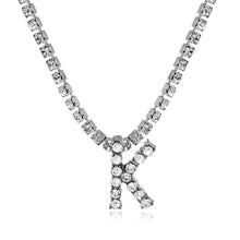 Load image into Gallery viewer, Initial Dimond Necklace