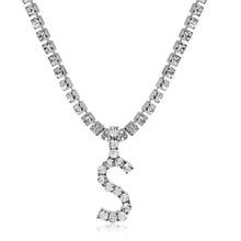 Load image into Gallery viewer, Initial Dimond Necklace
