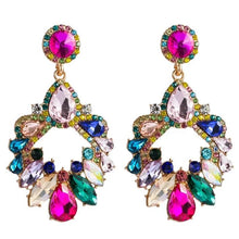 Load image into Gallery viewer, Rhinestone Drop Earrings