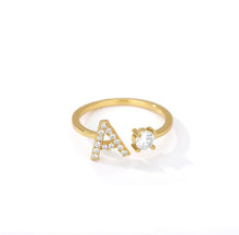 Load image into Gallery viewer, Initial Diamond Ring