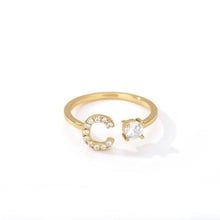 Load image into Gallery viewer, Initial Diamond Ring