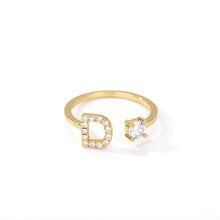 Load image into Gallery viewer, Initial Diamond Ring