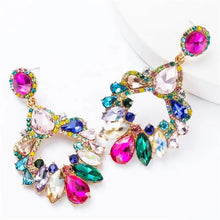 Load image into Gallery viewer, Rhinestone Drop Earrings
