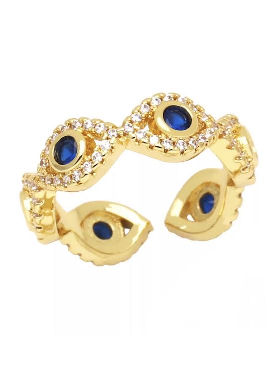 All eyes on me Evil Eye Ring