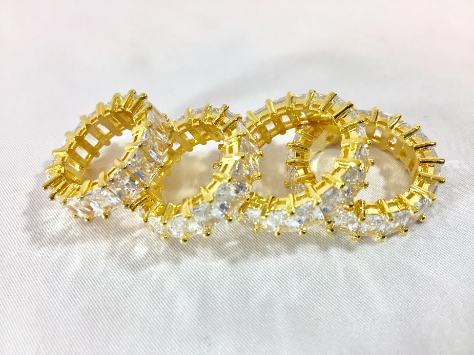 18k Gold Plated Eternity Ring