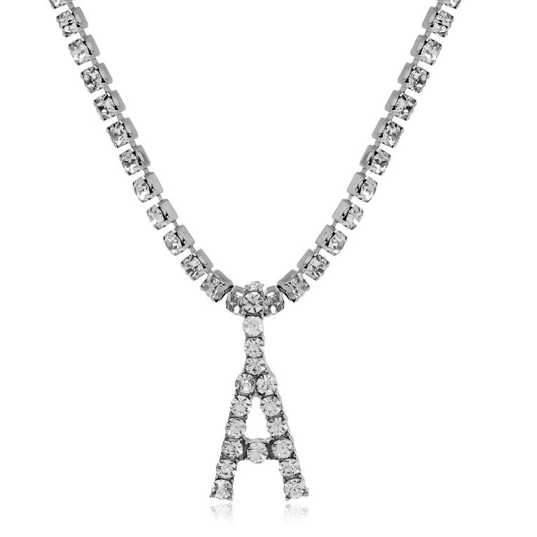 Initial Dimond Necklace