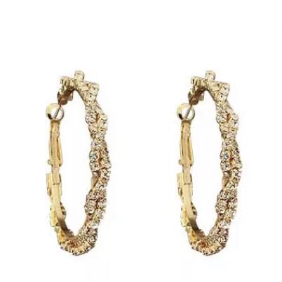 Crystal Mini Hoops