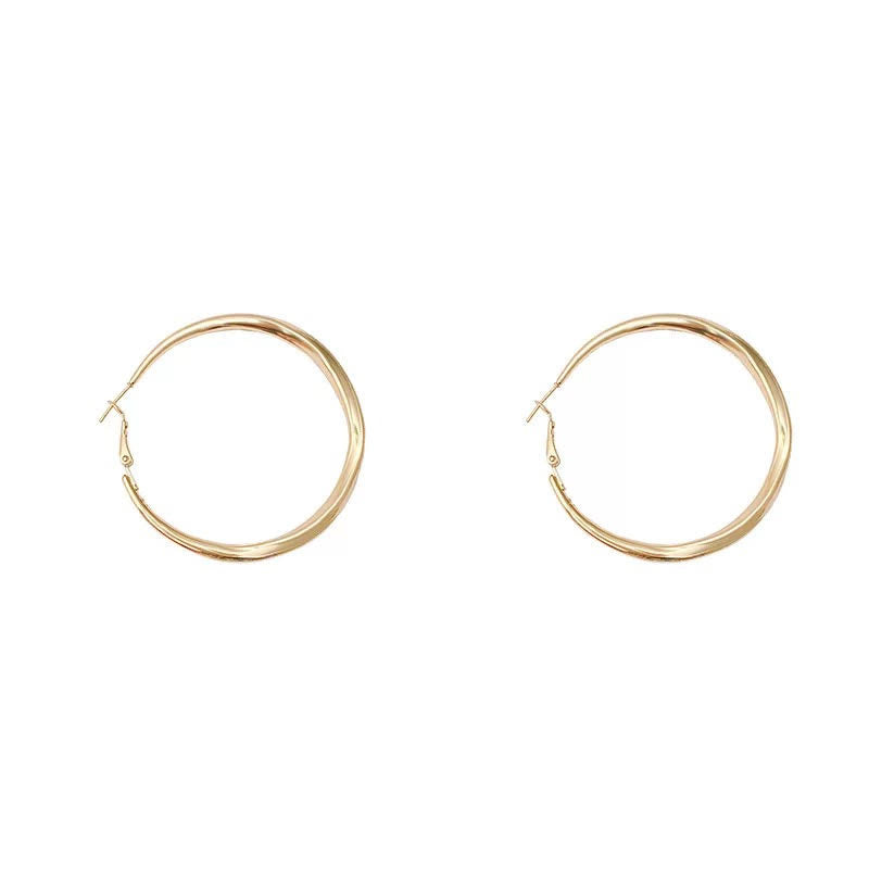 Gold Hoop Earrings